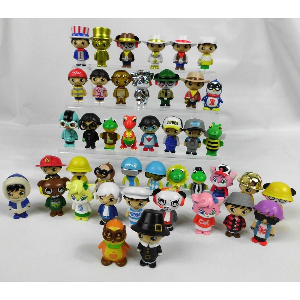 Ryans World Toy Figures Lot of 42 Ryan’s Character Toys 2 to 2.5 Inch